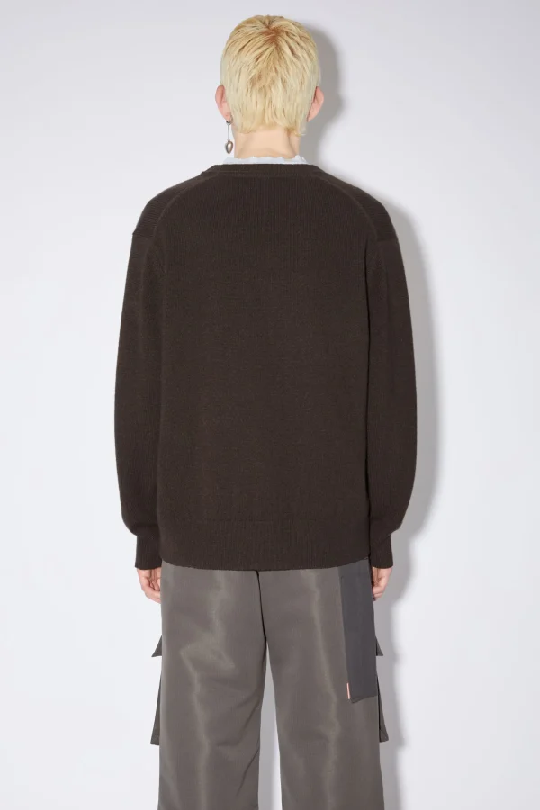 Pullover Aus Wolle Und Cashmere Mit V-Ausschnitt>Acne Studios Cheap