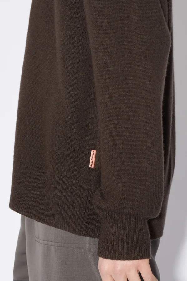 Pullover Aus Wolle Und Cashmere Mit V-Ausschnitt>Acne Studios Cheap