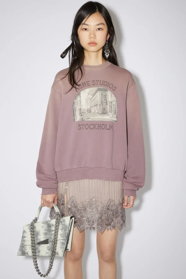 Pullover Mit Print>Acne Studios Flash Sale