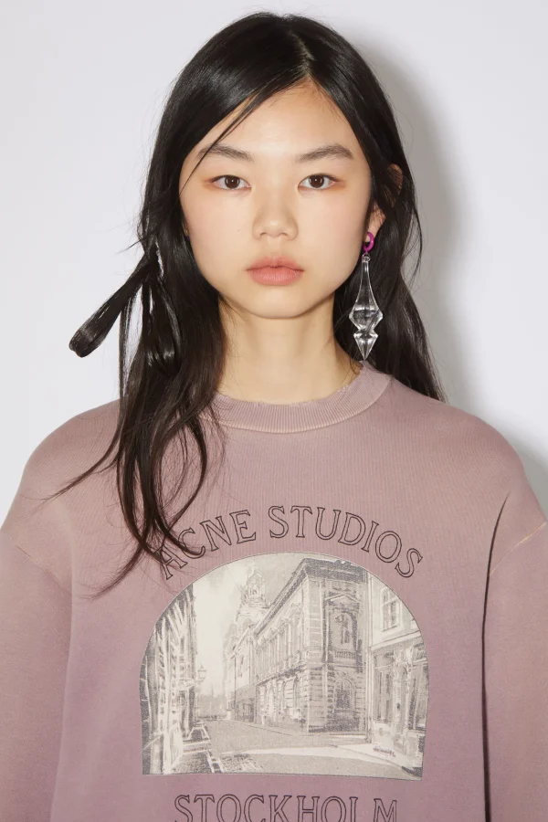 Pullover Mit Print>Acne Studios Flash Sale