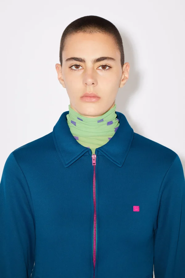 Pullover Mit Reisverschluss Aus Tech-Jersey>Acne Studios New