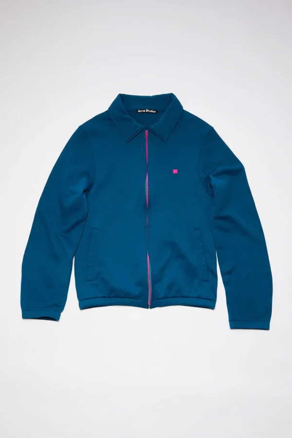 Pullover Mit Reisverschluss Aus Tech-Jersey>Acne Studios New