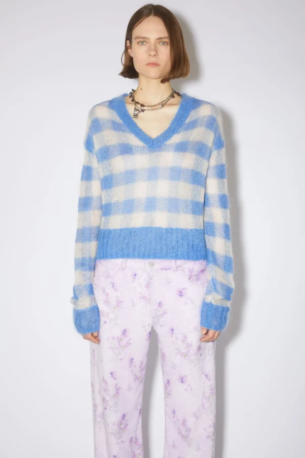 Pullover Mit Vichy-Karo>Acne Studios Best Sale