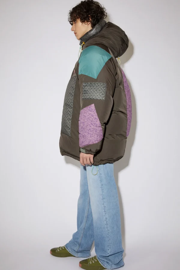 Ripstop-Pufferjacke Mit Kapuze>Acne Studios Discount