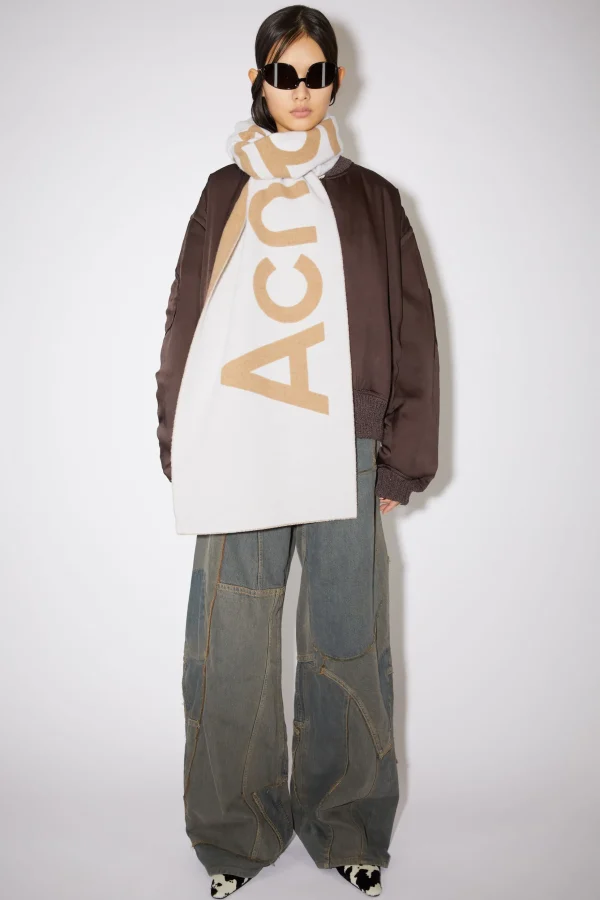 Schal Mit Logo-Jacquardmuster>Acne Studios Online