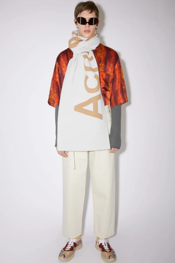 Schal Mit Logo-Jacquardmuster>Acne Studios Online