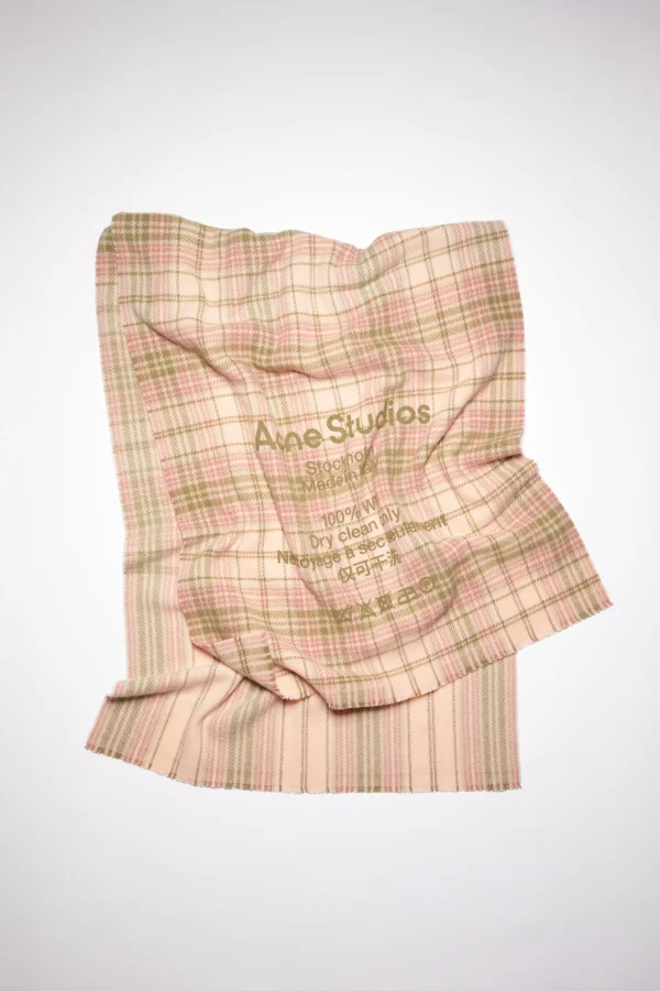 Schal Mit Schottenkaro>Acne Studios Shop