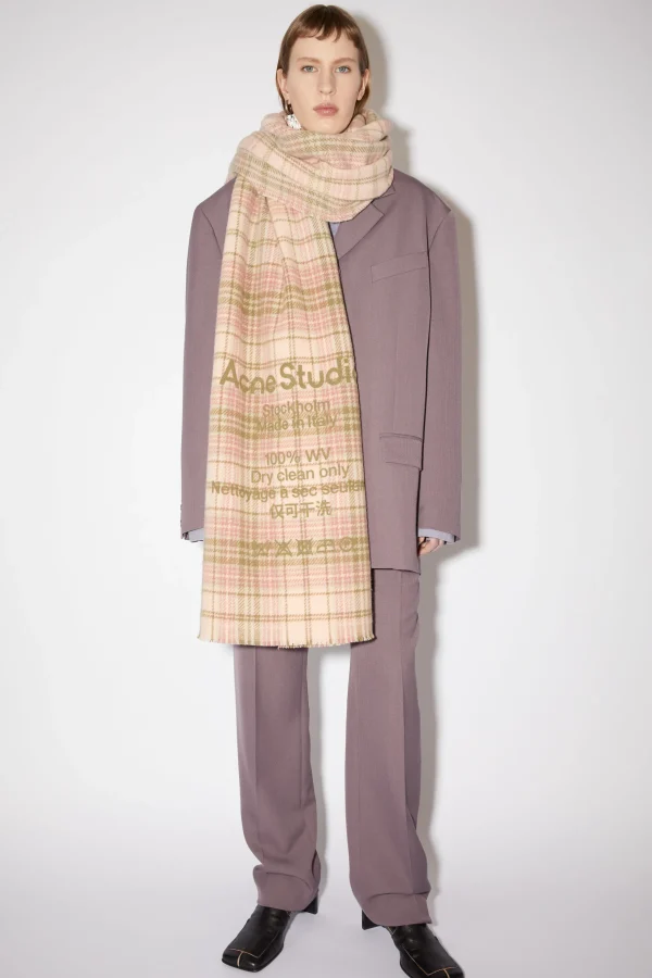 Schal Mit Schottenkaro>Acne Studios Discount