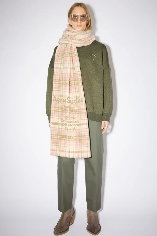 Schal Mit Schottenkaro>Acne Studios Shop