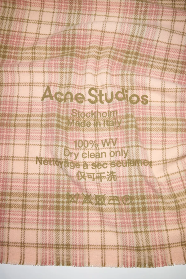 Schal Mit Schottenkaro>Acne Studios Discount