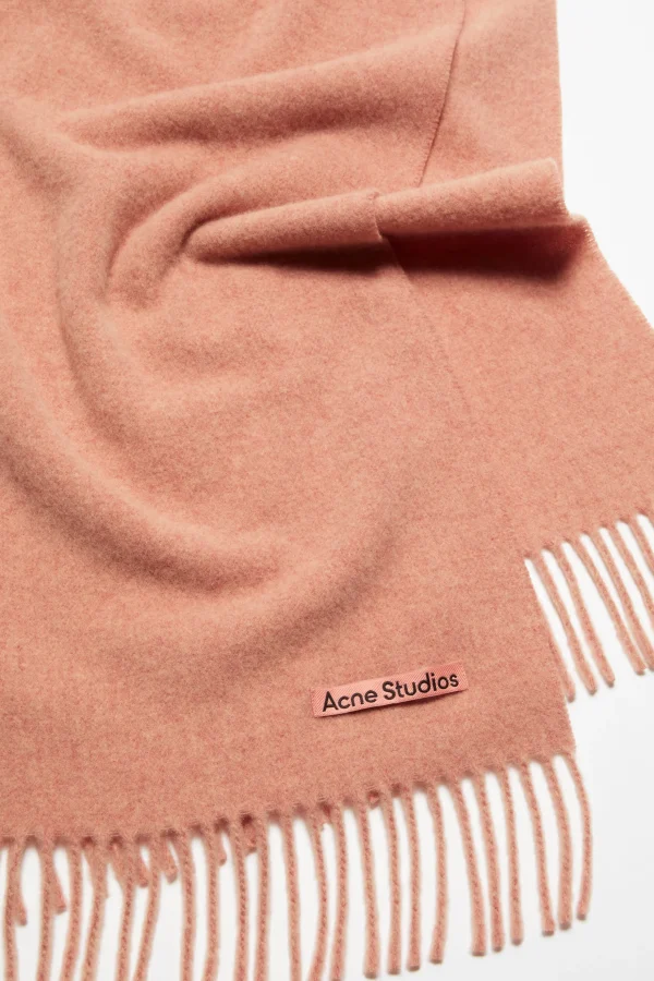 Schmaler Fransen-Schal Aus Wolle>Acne Studios Discount