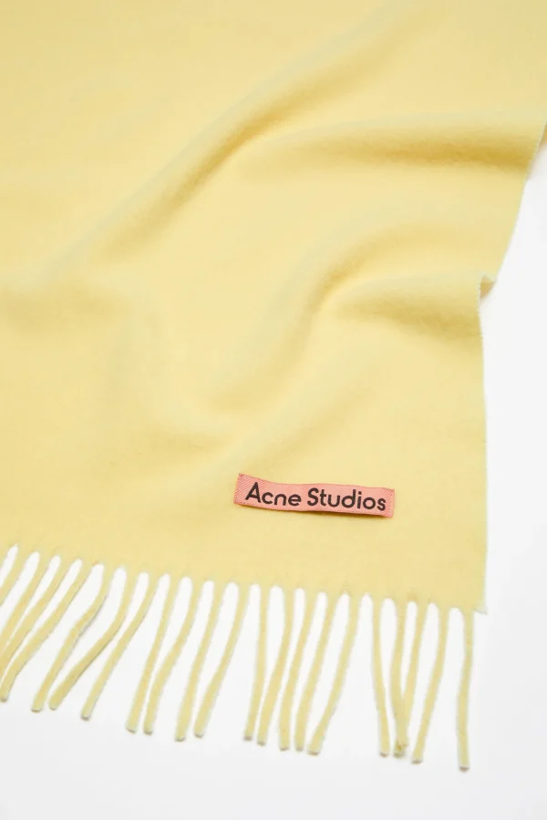 Schmaler Fransen-Schal Aus Wolle>Acne Studios Clearance