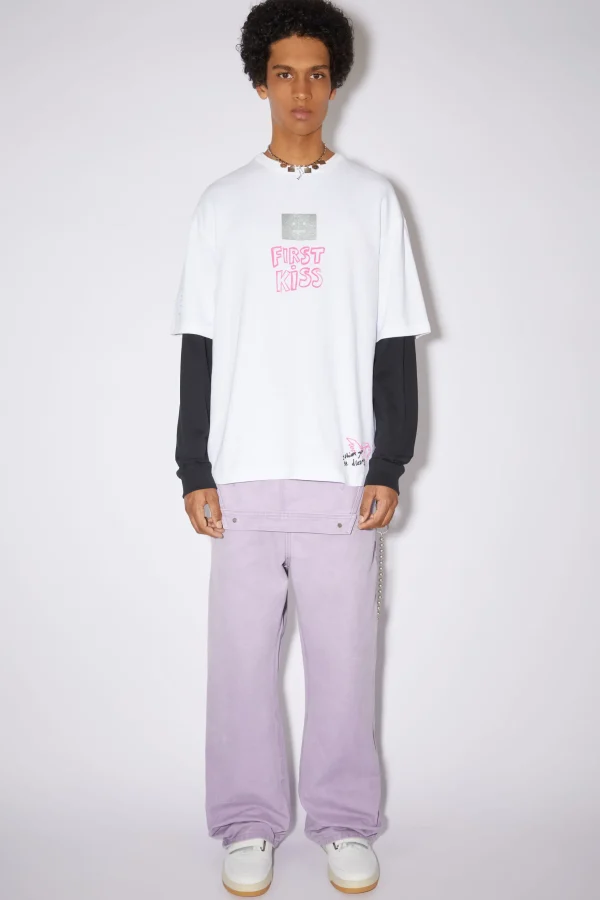 Scribbles T-Shirt>Acne Studios Hot