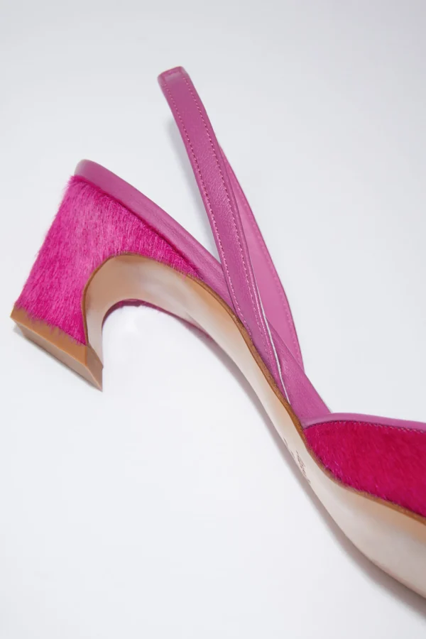 Slingback-Pumps Aus Haarleder>Acne Studios Sale