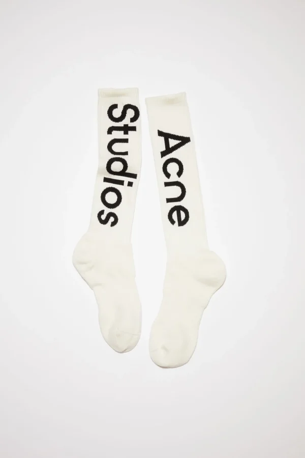 Socken Mit Logo-Jacquardmuster>Acne Studios Fashion