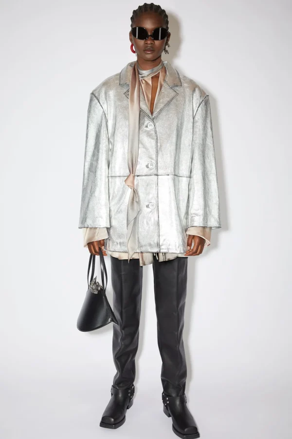 Sprayed Leather Jacket>Acne Studios Best