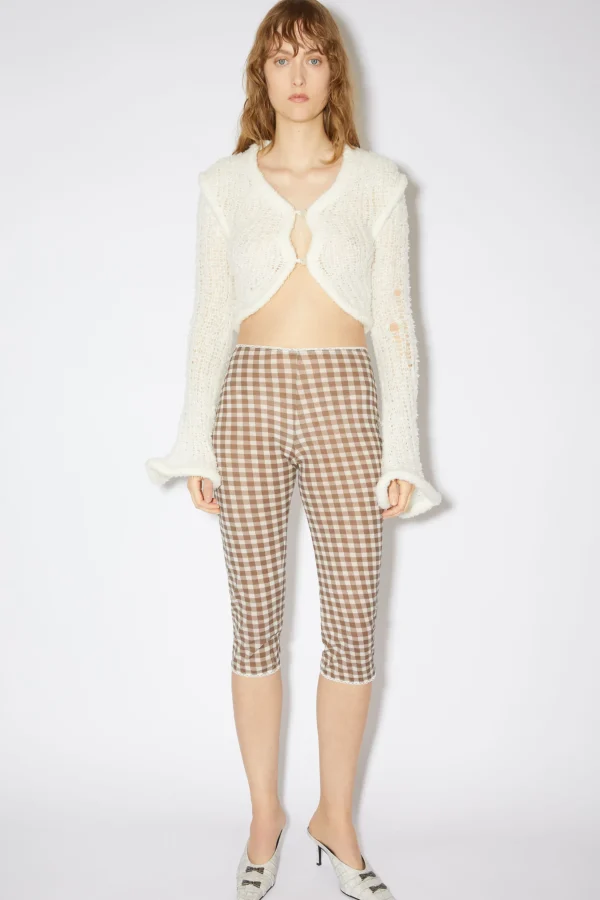 Strumpfhose Mit Gingham-Muster>Acne Studios Store