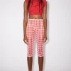 Strumpfhose Mit Gingham-Muster>Acne Studios Clearance