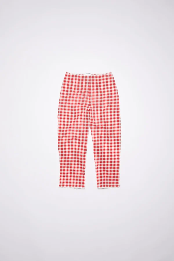 Strumpfhose Mit Gingham-Muster>Acne Studios Store