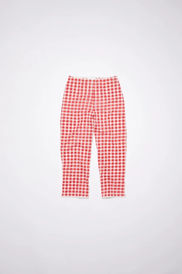 Strumpfhose Mit Gingham-Muster>Acne Studios Clearance