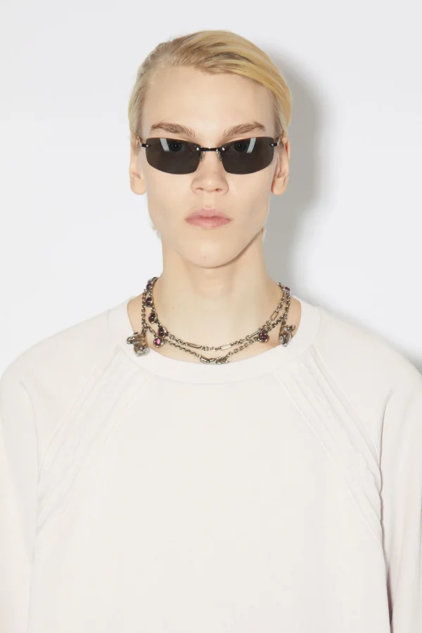 Sweatshirt Mit Logo-Tape>Acne Studios Online