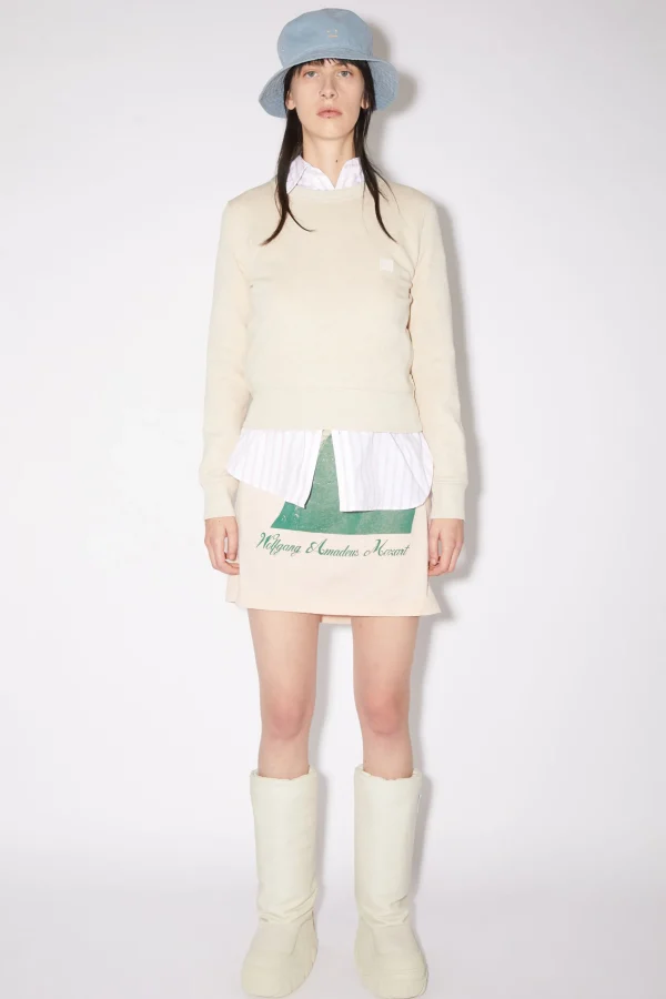 Sweatshirt Mit Rundhalsausschnitt>Acne Studios Sale