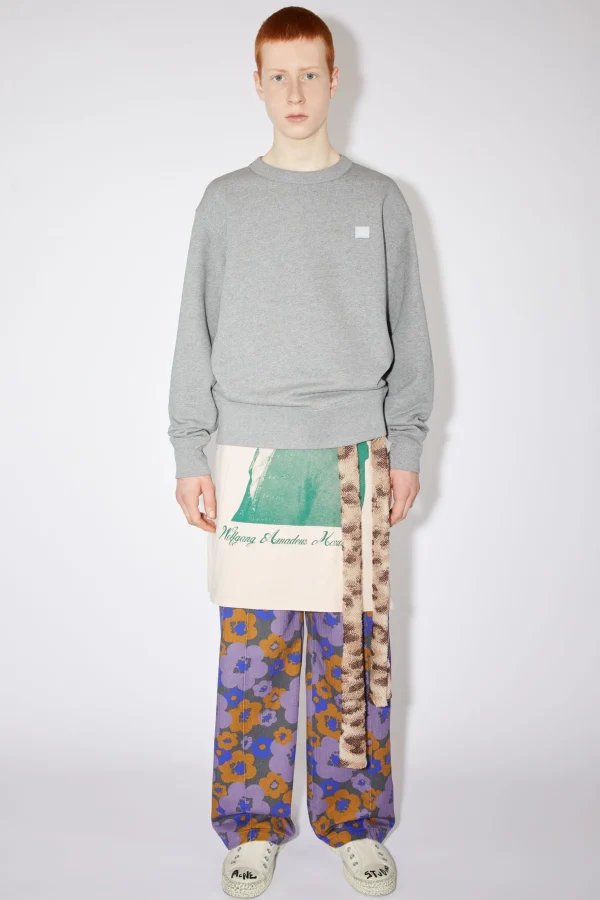 Sweatshirt Mit Rundhalsausschnitt>Acne Studios Outlet