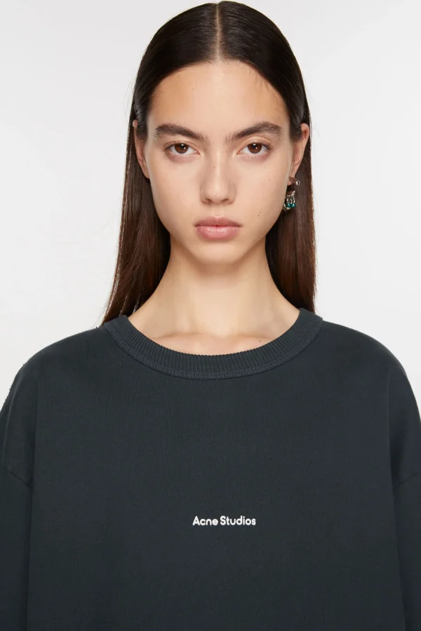 Sweatshirt Mit Stempel-Logo>Acne Studios Hot