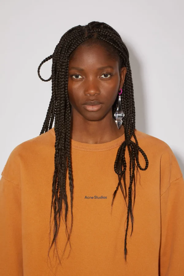 Sweatshirt Mit Stempel-Logo>Acne Studios Store