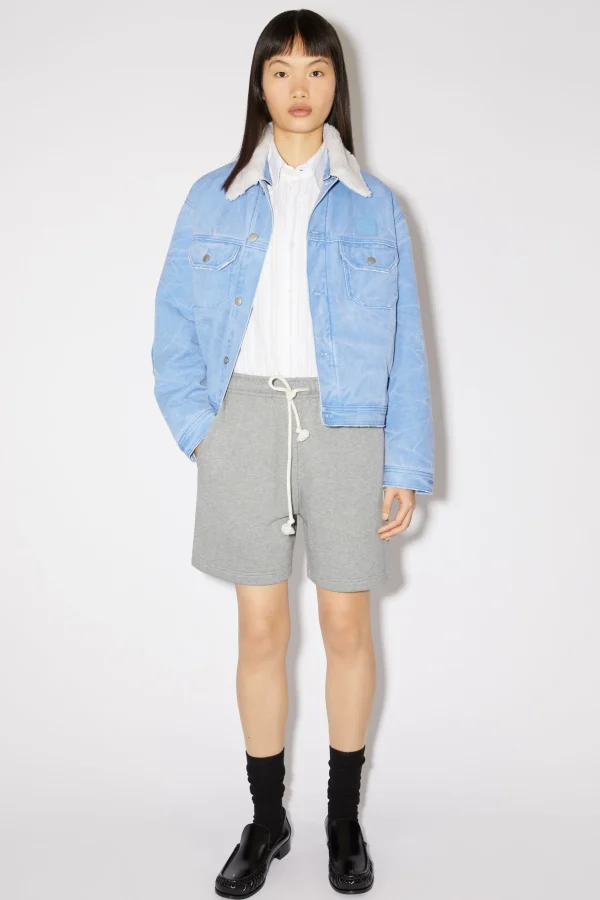 Sweatshorts Aus Baumwolle>Acne Studios Cheap