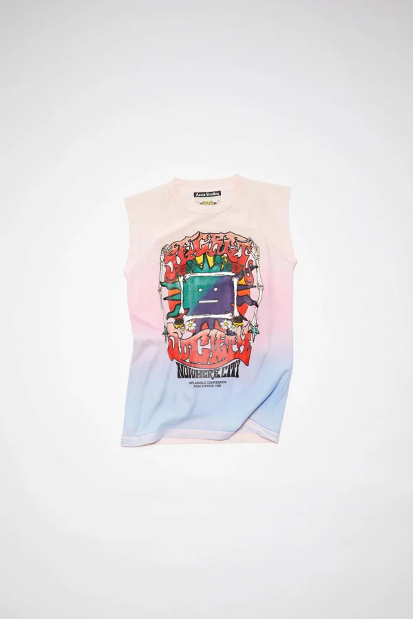 Tank Top Mit Siebdruck>Acne Studios Best Sale