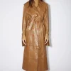 Trenchcoat Aus Leder>Acne Studios Outlet