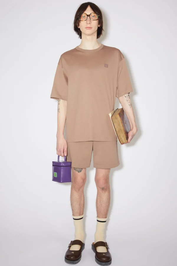 T-Shirt Mit Face-Aufnaher>Acne Studios Cheap