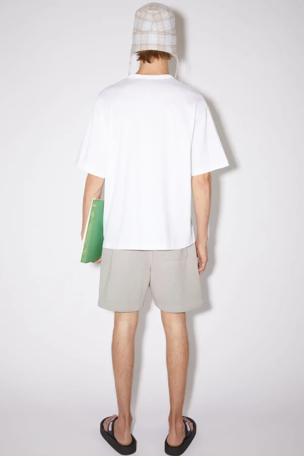 T-Shirt Mit Face-Aufnaher>Acne Studios Store