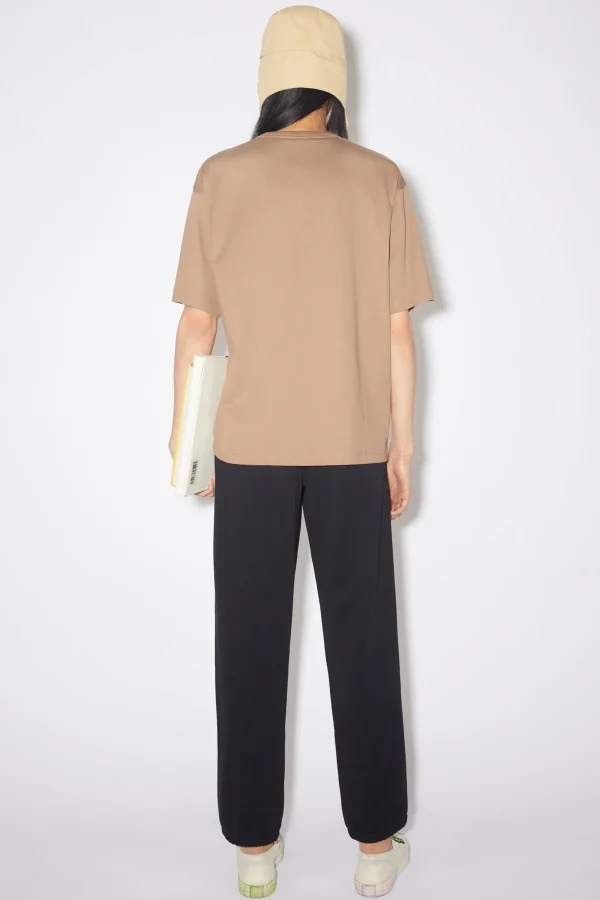 T-Shirt Mit Face-Aufnaher>Acne Studios Fashion