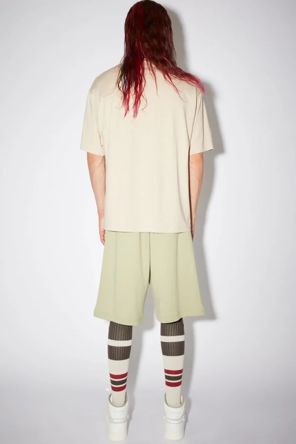 T-Shirt Mit Face-Aufnaher>Acne Studios Cheap