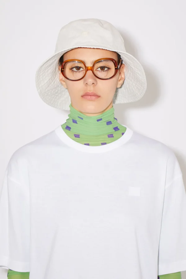 T-Shirt Mit Face-Aufnaher>Acne Studios Cheap