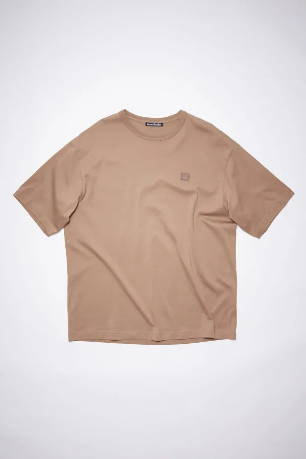 T-Shirt Mit Face-Aufnaher>Acne Studios Cheap