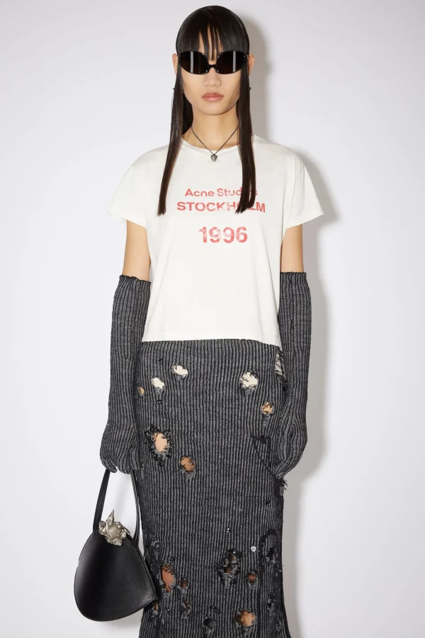 T-Shirt Mit Logo-Print>Acne Studios Shop