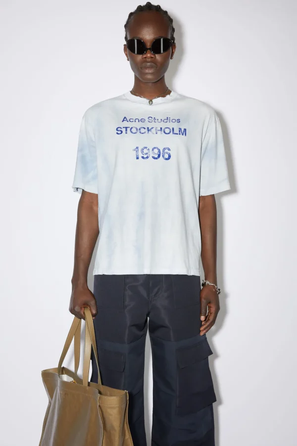 T-Shirt Mit Logo-Print>Acne Studios Outlet