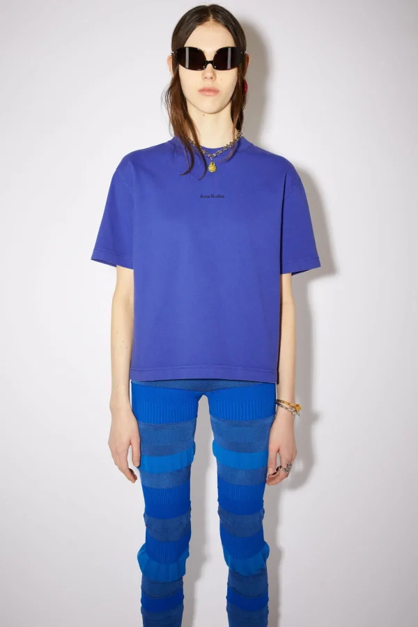 T-Shirt Mit Logo-Print>Acne Studios Discount