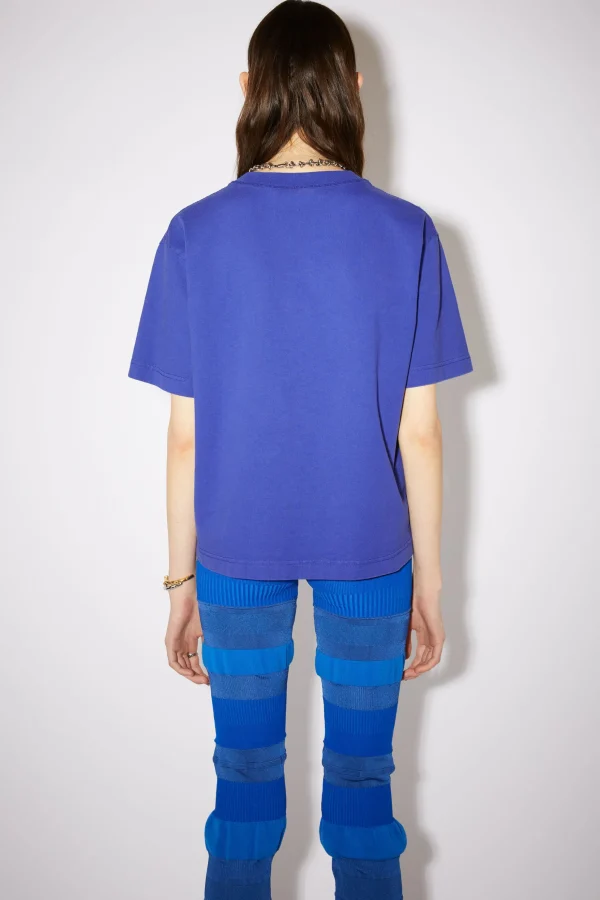 T-Shirt Mit Logo-Print>Acne Studios Discount