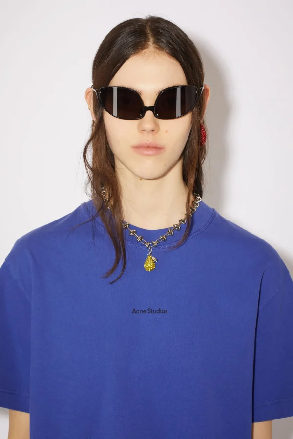 T-Shirt Mit Logo-Print>Acne Studios Discount