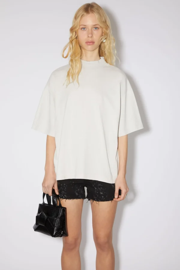 T-Shirt Mit Logo-Tape>Acne Studios Best Sale