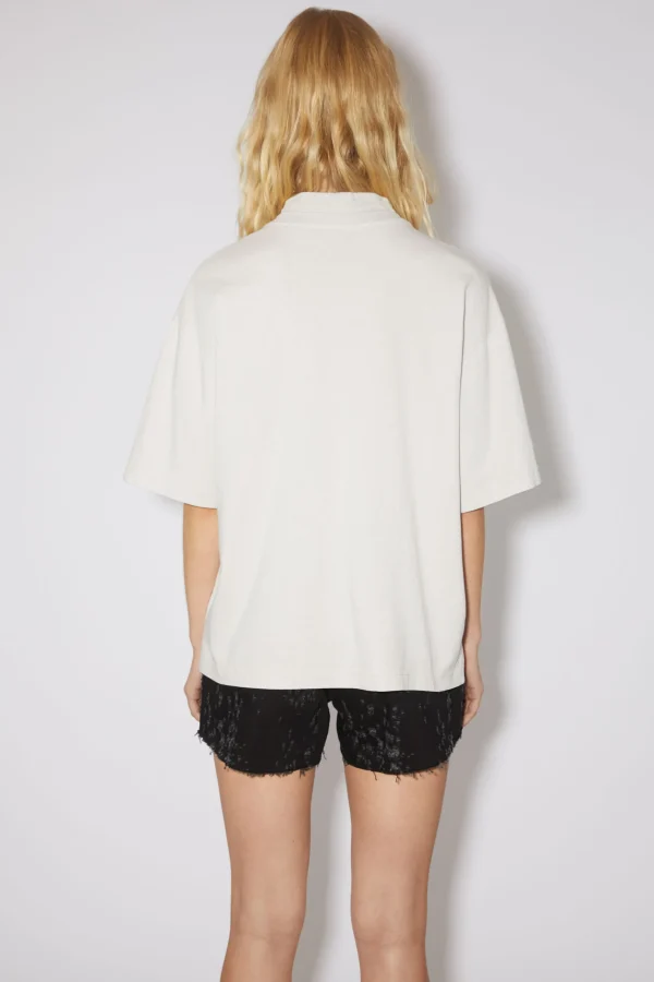 T-Shirt Mit Logo-Tape>Acne Studios Best Sale