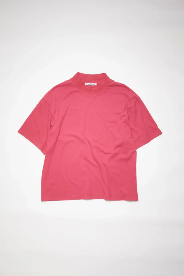 T-Shirt Mit Logo-Tape>Acne Studios Clearance