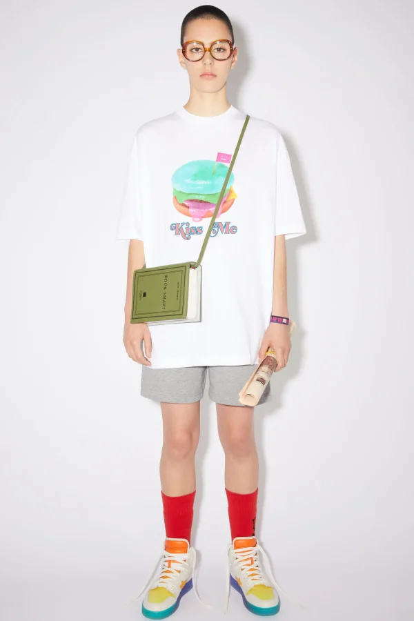 T-Shirt Mit Print>Acne Studios Store