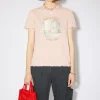 T-Shirt Mit Print>Acne Studios New