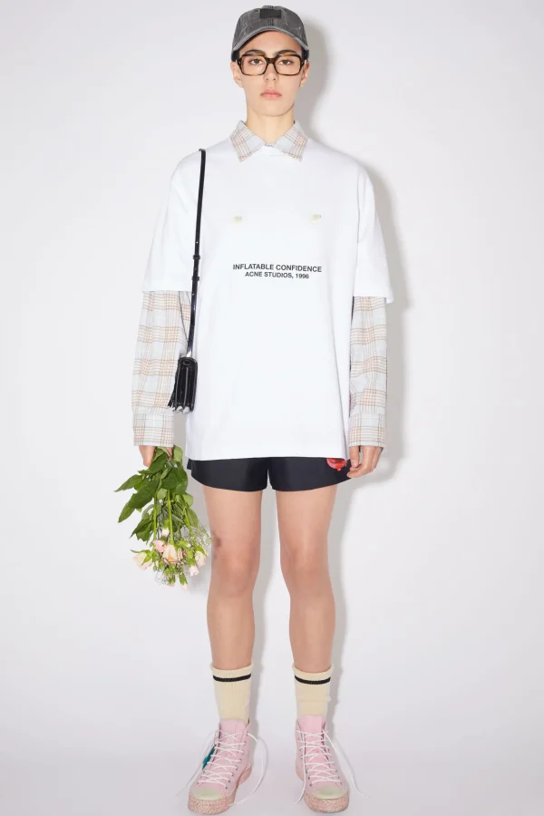 T-Shirt Mit Print>Acne Studios Clearance