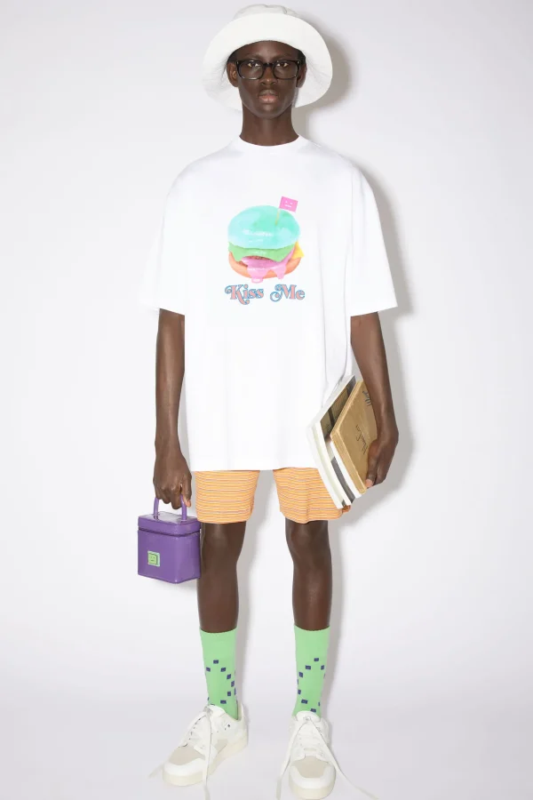 T-Shirt Mit Print>Acne Studios Fashion